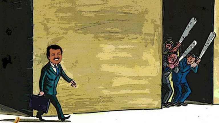  الديون تحاصر الإقتصاد القطري (كاريكاتير)