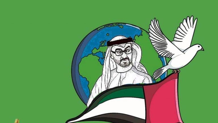 ولي عهد أبو ظبي.. داعية التسامح وصانع السلام (كاريكاتير)