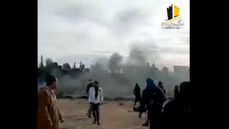 القصرين: استنفار أمني وعسكري اثر تصعيد الاحتجاجات أمام شركة “سارغاز” (فيديو)