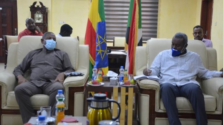 عاجل.. والي القضارف يلتقي سفير اثيوبيا بالسودان