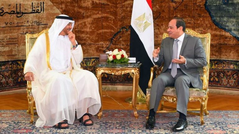 السيسي يستقبل الشيخ محمد بن زايد