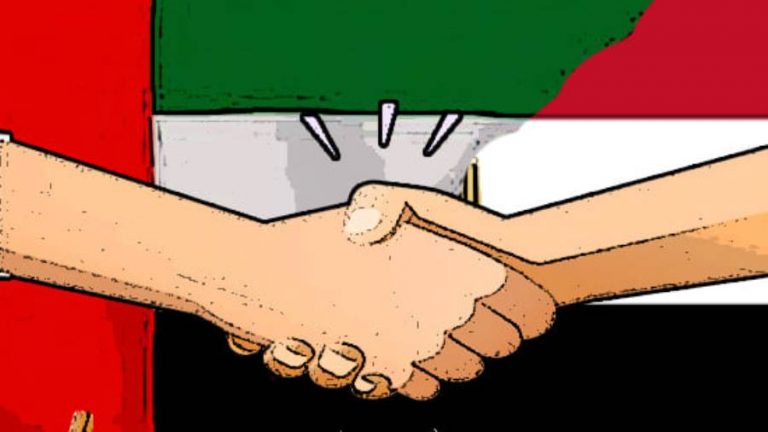 مصر والامارات تاريخ من التعاون (كاريكاتير)