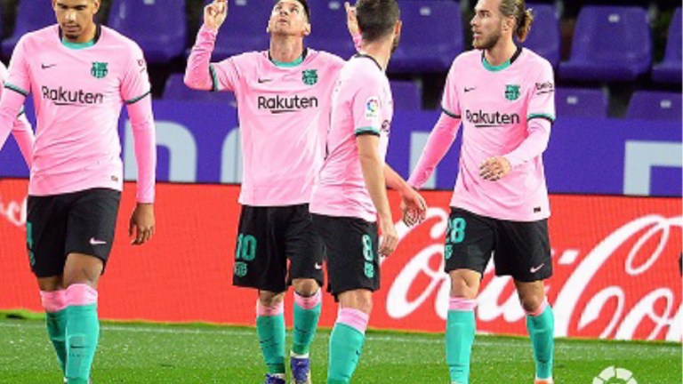 ميسي يقود برشلونة للفوز على بلد الوليد في ليلة تحطيم رقم بيليه التاريخي
