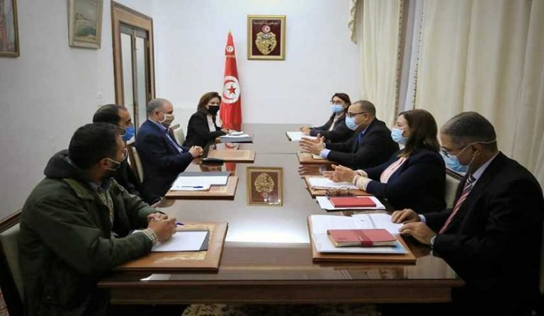 المشيشي والطبوبي يستقبلان  وفدا عن الدكاترة الباحثين المعطلين