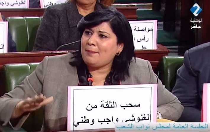 الدستوري الحرّ يُدين بشدّة ممارسات الغنوشي ضدّ  عبير موسي لإخراس صوتها