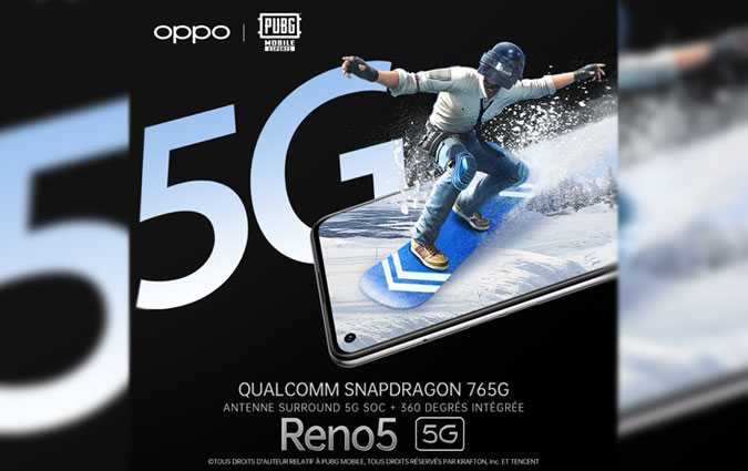 اختيار سلسلة OPPO Reno5 كشريك رسميّ لمنصّةPUBG MOBILE Esports  في منطقة الشّرق الأوسط وافريقيا لسنة 2021