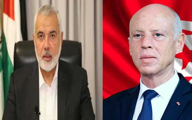 قيس سعيد يدعو الى توحيد الصفوف خدمة لمصلحة القضية الفلسطينية