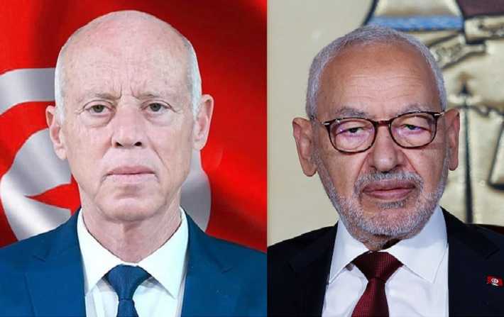 الغنوشي يُهنّئ رئيس الجمهورية قيس سعيد بعيد الفطر