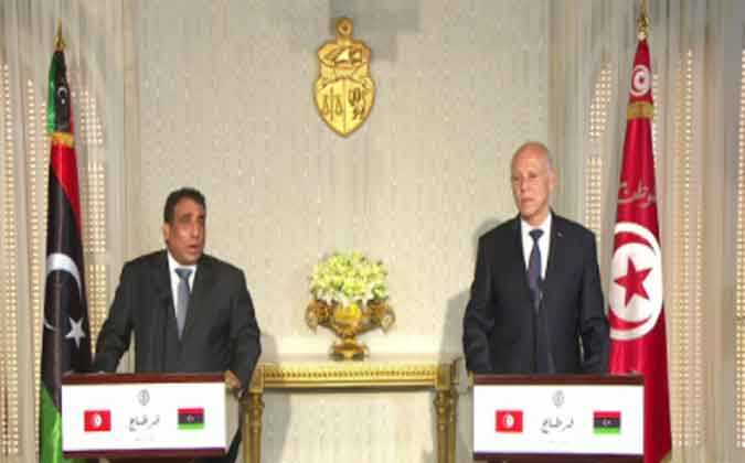 قيس سعيد : تونس و ليبيا شعب واحد في دولتين