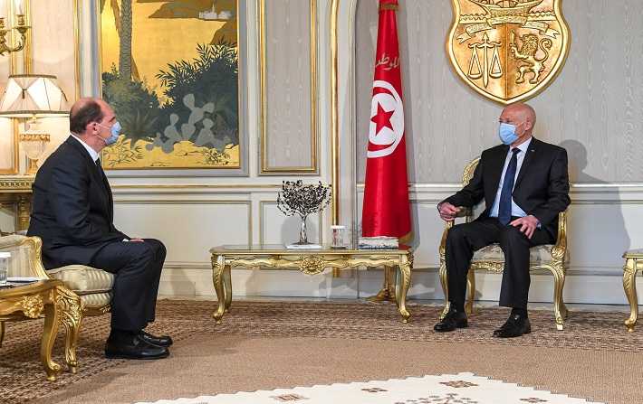 قيس سعيد يستقبل  الوزير الأول الفرنسي جان كاستيكس