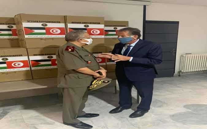فلسطين تتبرع لتونس ب  50 جهاز مكثف اكسيجين