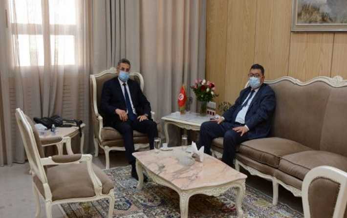 مزيد التعاون بين المؤسسة الأمنية وسلك المحاماة محور لقاء شرف الدين بالعميد بودربالة