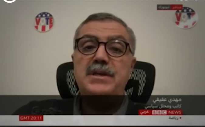 على الهواء مباشرة : محلل سياسي يطالب البي بي سي بدفع مستحقاته المالية