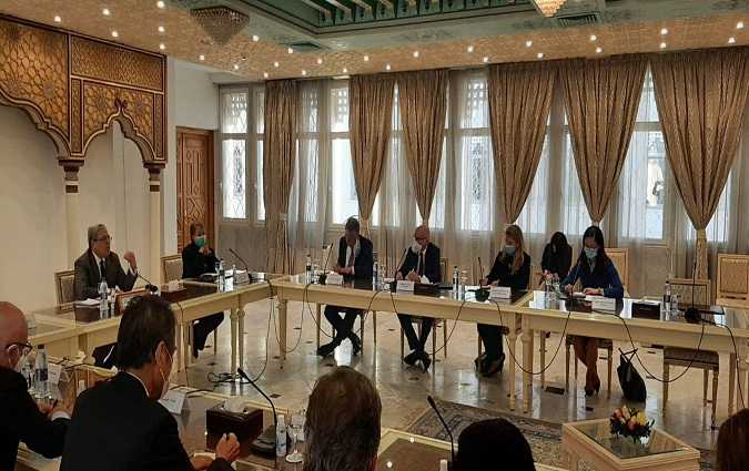 الجرندي يفسر لسفراء مجموعة السبعة أسباب حلّ المجلس الأعلى للقضاء