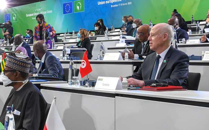 من القمة الافريقية الاوروبية : قيس سعيد يدعو الى توزيع عادل للثروة