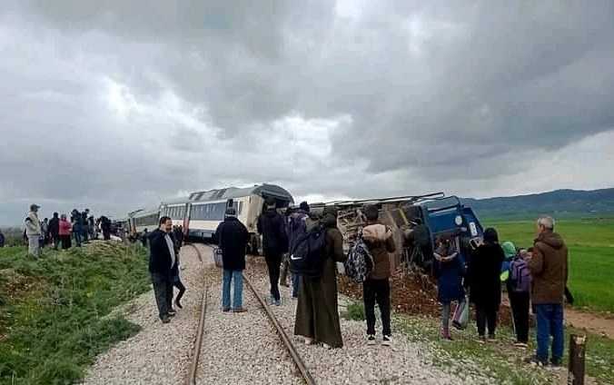 سليانة – خروج قطار عن السكة وتسجيل اصابات متفاوتة الخطورة