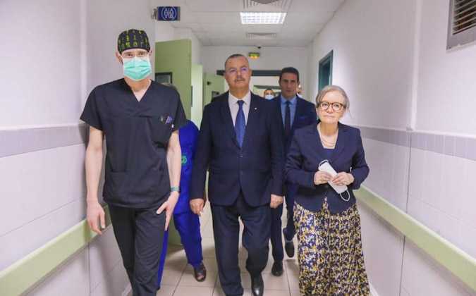 نجلاء بودن تزور زوجة توفيق شرف الدين