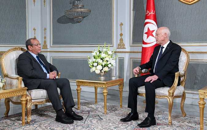 قيس سعيد يلتقي سمير ماجول