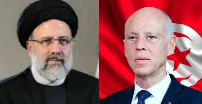 مكالمة هاتفية بين قيس سعيد ورئيس الجمهورية الإسلامية الإيرانية