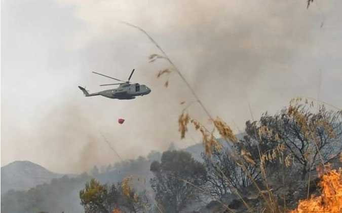 هل اندلع حريق جديد في جبل بوقرنين ؟