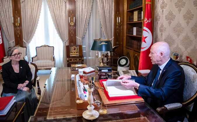 جرد وضبط الهبات و القروض التي تحصلت عليها تونس ، محور لقاء سعيد ببودن