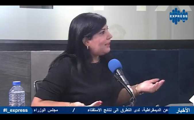 عبير موسي : حركة الشعب حركة ناصرية ولائها للخارج و ليس لتونس