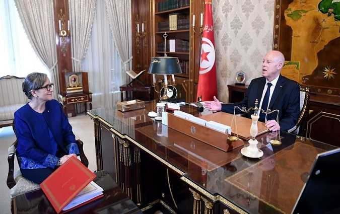 سعيد يستقبل رئيسة الحكومة