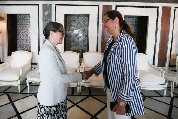 رئيسة الحكومة تستقبل وكيلة الأمين العام للأمم المتّحدة والأمينة التنفيذية للجنة الأمم المتحدة الاقتصادية والاجتماعية لغرب آسيا