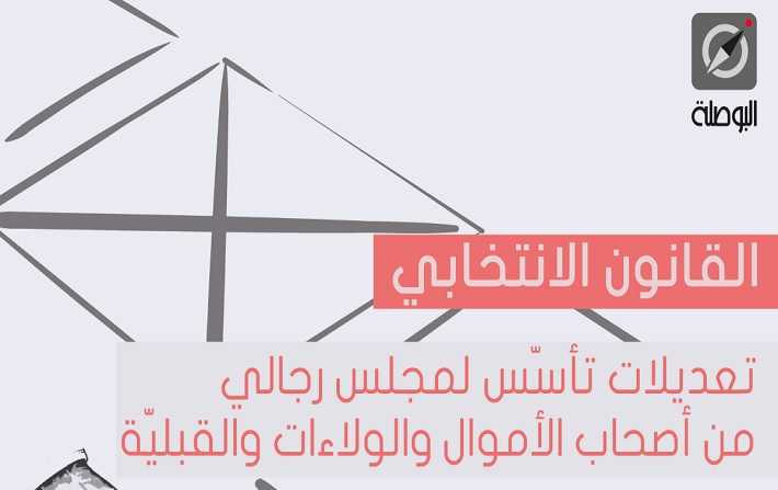 بوصلة : القانون الإنتخابي الجديد يؤسس لمجلس  رجالي من أصحاب الأموال