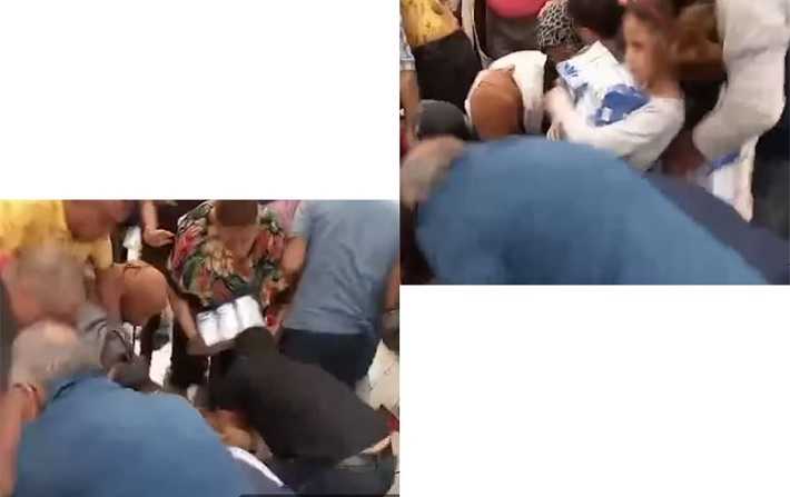 فيديو اليوم : فوضى وتهافت عشوائي من المواطنين على  مادة الحليب
